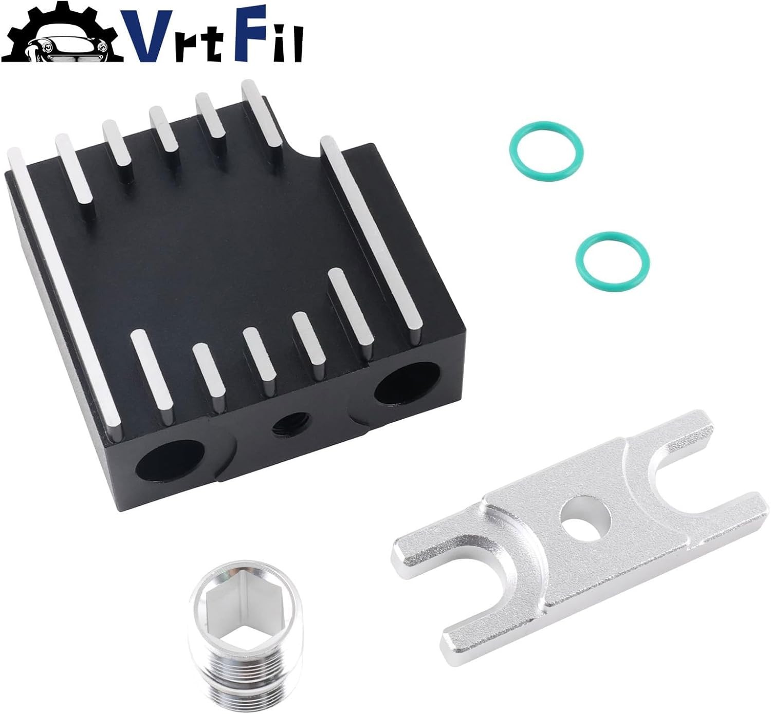 Thermal Bypass Valve with Billet Filter Coupler For 6.7L Cummins 68RFE 69ASRC