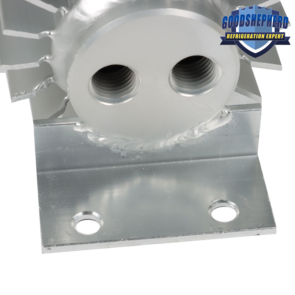 Dual Pass Aluminum Finned Transmission Oil Cooler 12″ For Hot Rod Cars Universal