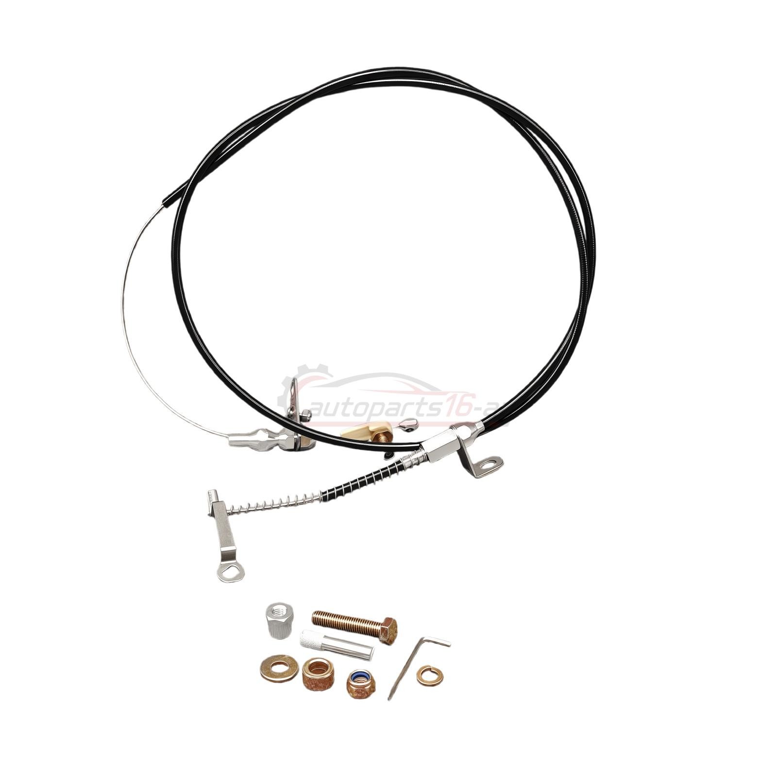 New Black Kickdown Cable Kit Fits For Ford/AOD Lokar KD-2AODU USA