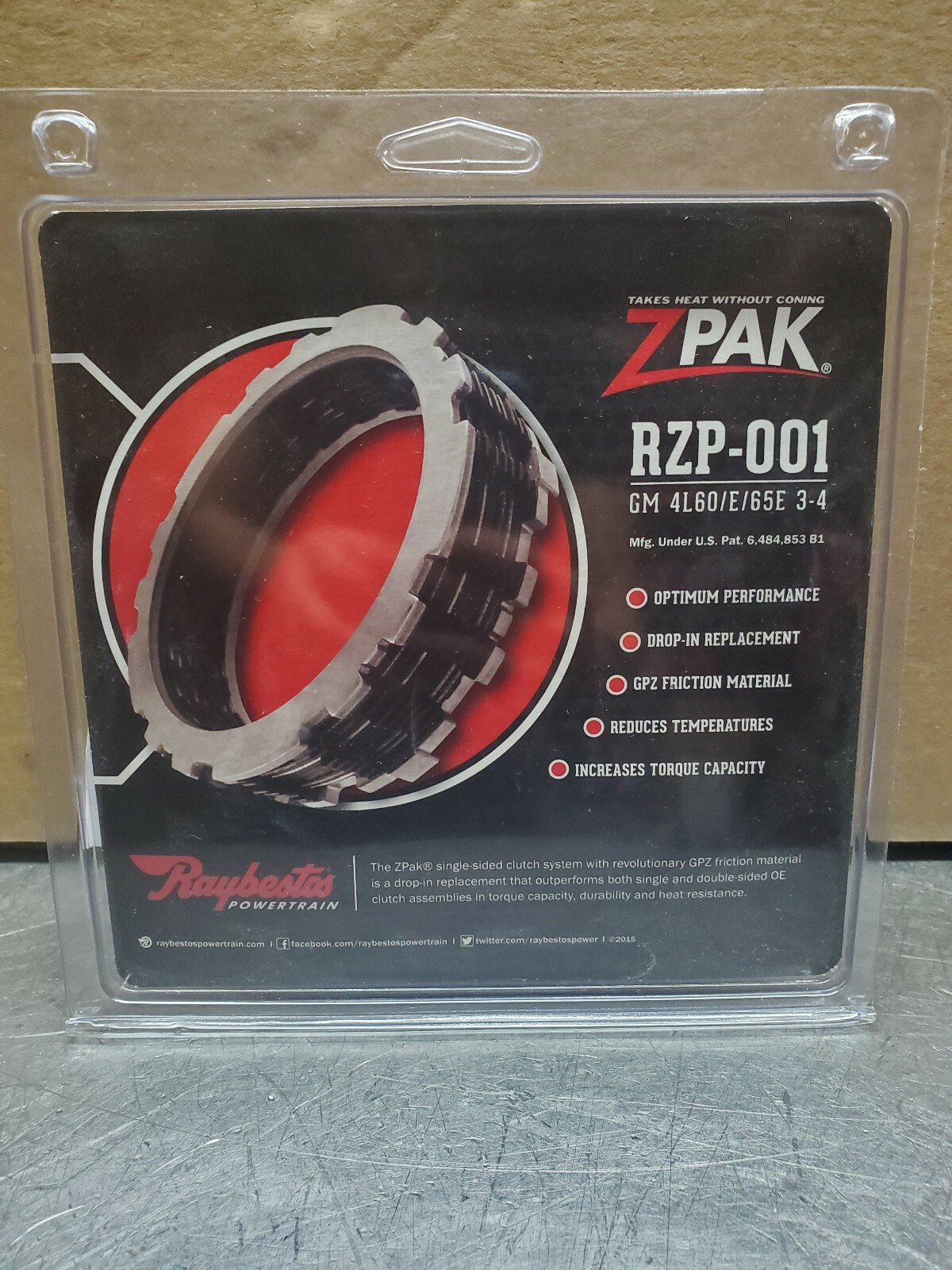 ZPAK 4L60E 4L65E 700R4 Transmission 3-4 Raybestos Z-Pak GM Heavy Duty RZP-001