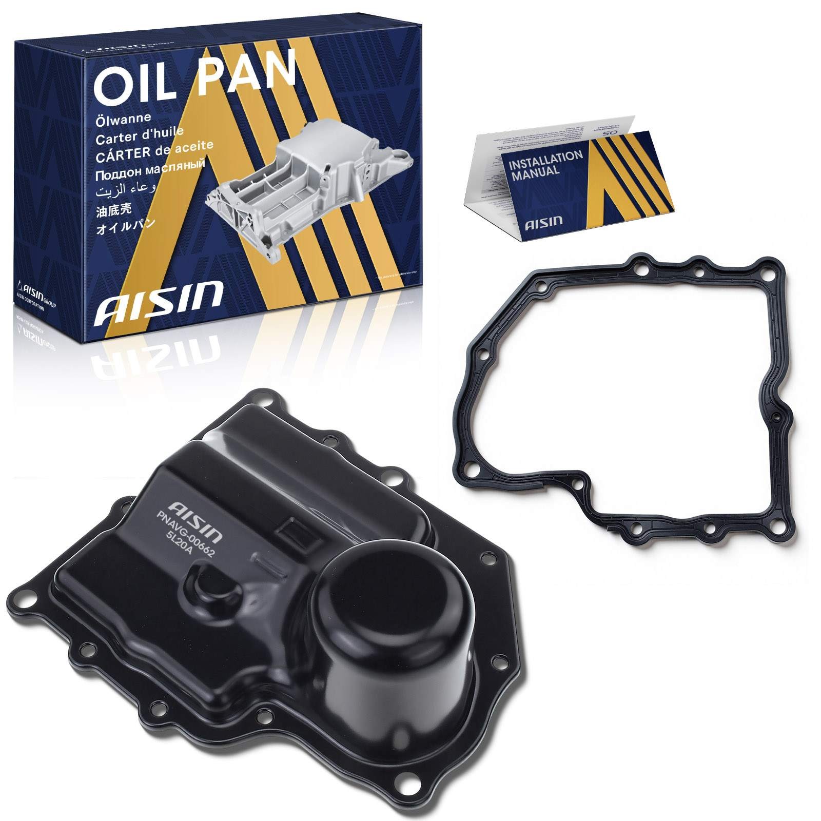 AISIN Transmission Oil Pan for Volkswagen Jetta Passat Golf Beetle 2008-2018