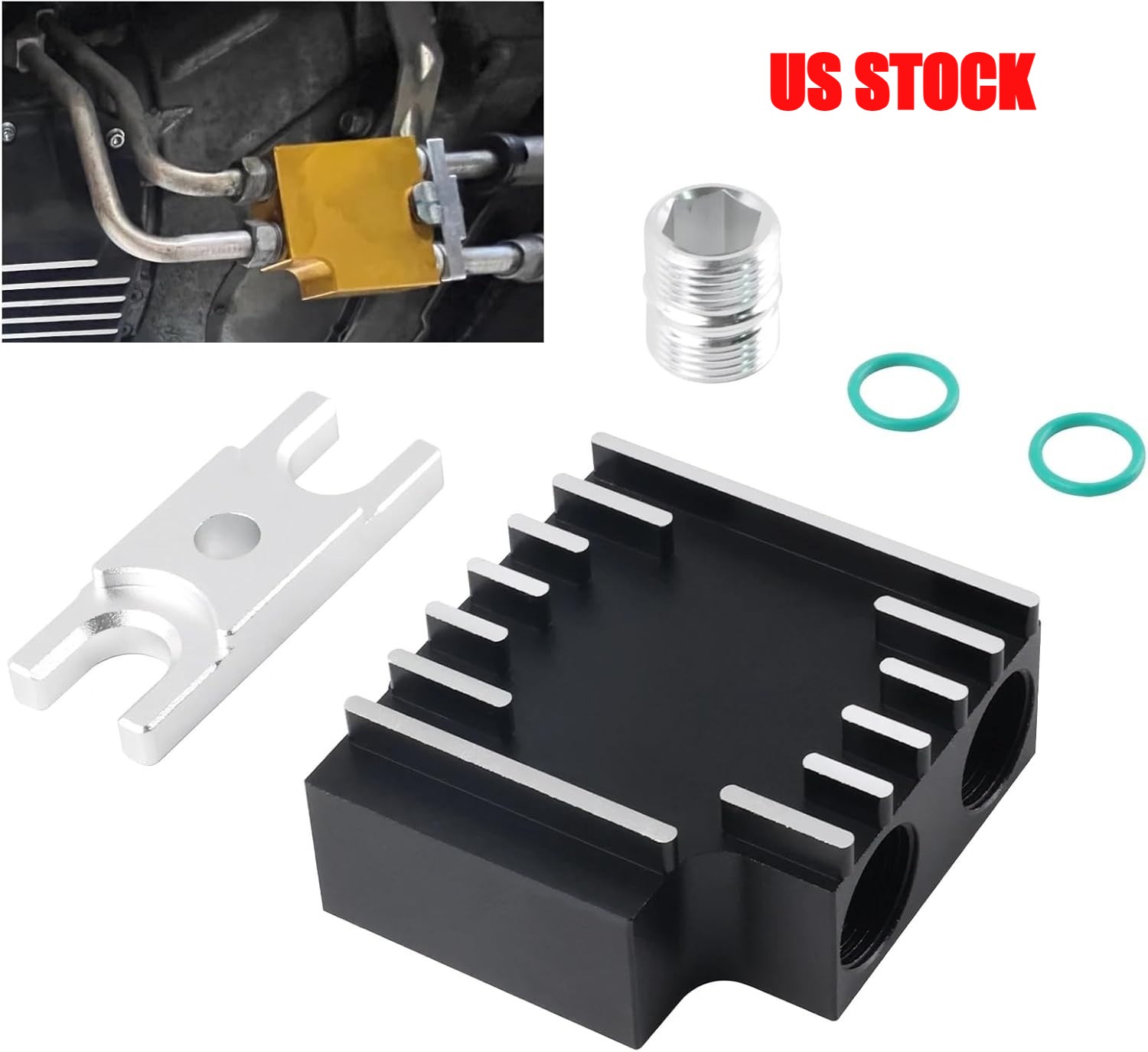 Thermal Bypass Valve with Billet Filter Coupler For 6.7L Cummins 68RFE 69ASRC