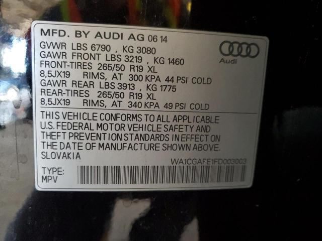 Automatic Transmission 3.0L Gasoline Fits 11-15 AUDI Q7 2309134