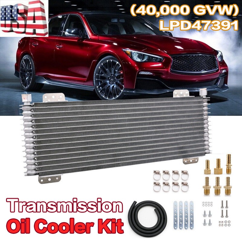 New TruCool 40000 GVW Auto Trans Cooler LPD47391 Heavy Duty Plate