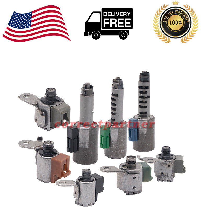 8PCS Transmission Solenoids Set For AW55-50SN AW55-51SN AF33-5 AW235 RE5F22A USA