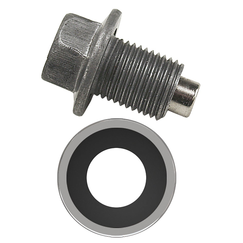 Derale Transmission Oil Pan Drain Plug 14000; Magnetic Drain Plug 1/2 in. -20