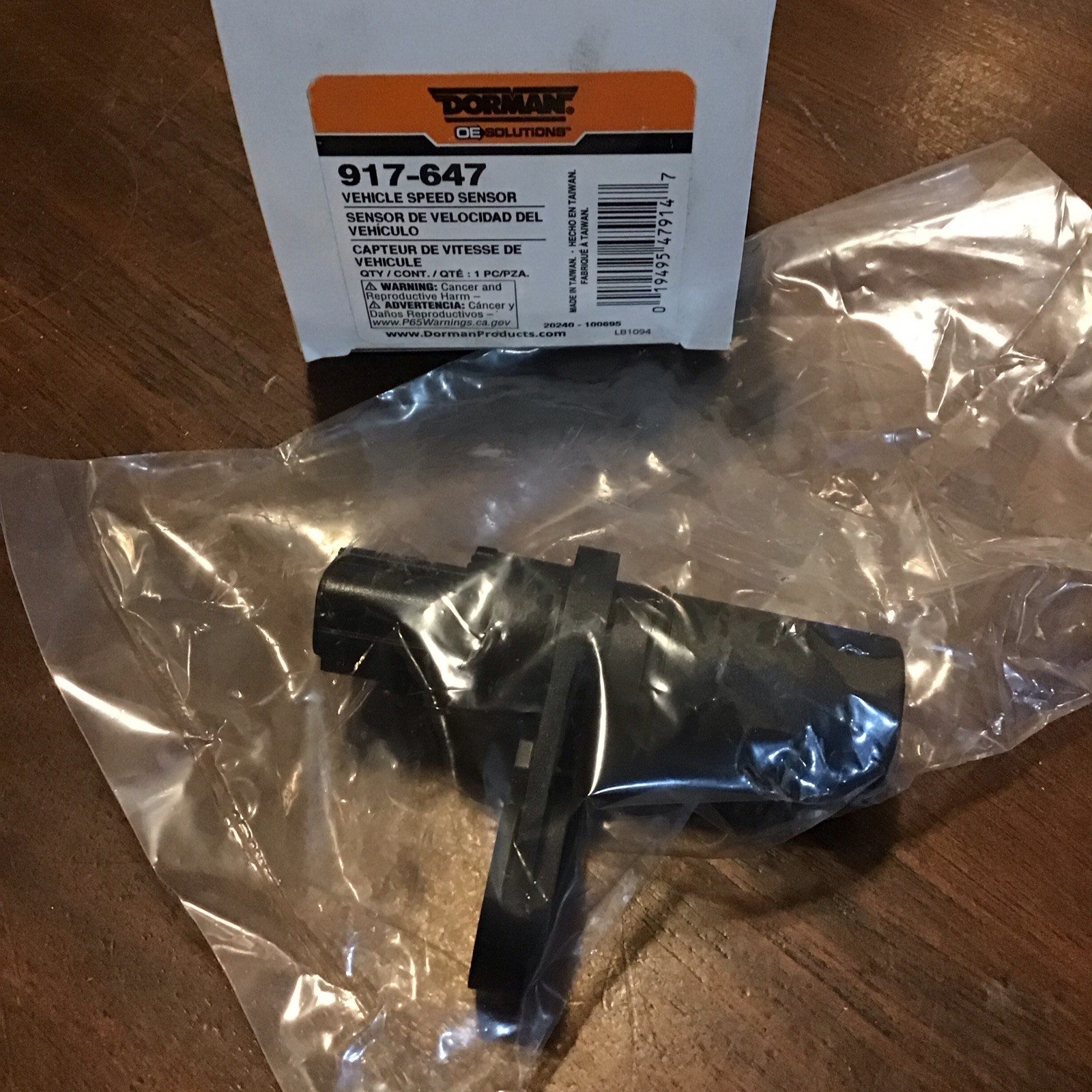Dorman 917-647 Transmission Input Output Speed Sensor for Chrysler Dodge Jeep