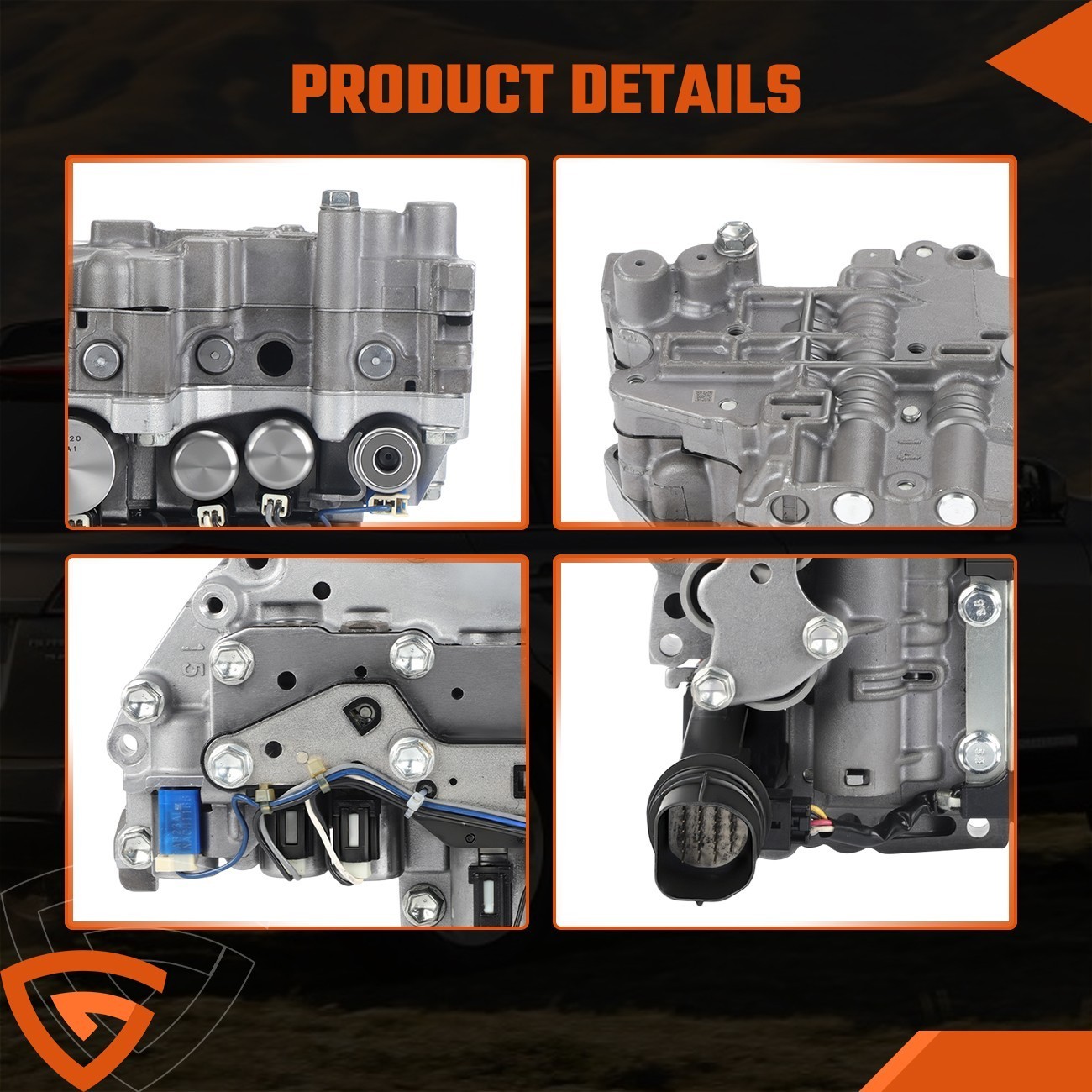 U660 U660E Transmission Valve Body W/ 7 Solenoids For 2010-2015 Lexus RX 350