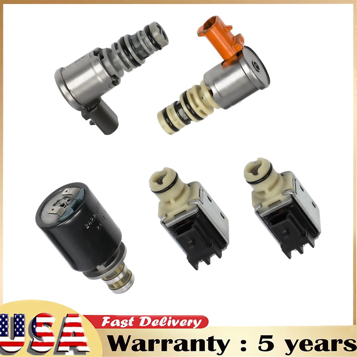 Transmission Master Solenoid Kit For GMC Chevy EPC Shift TCC 3-2 PWM 4L60E,4L65E