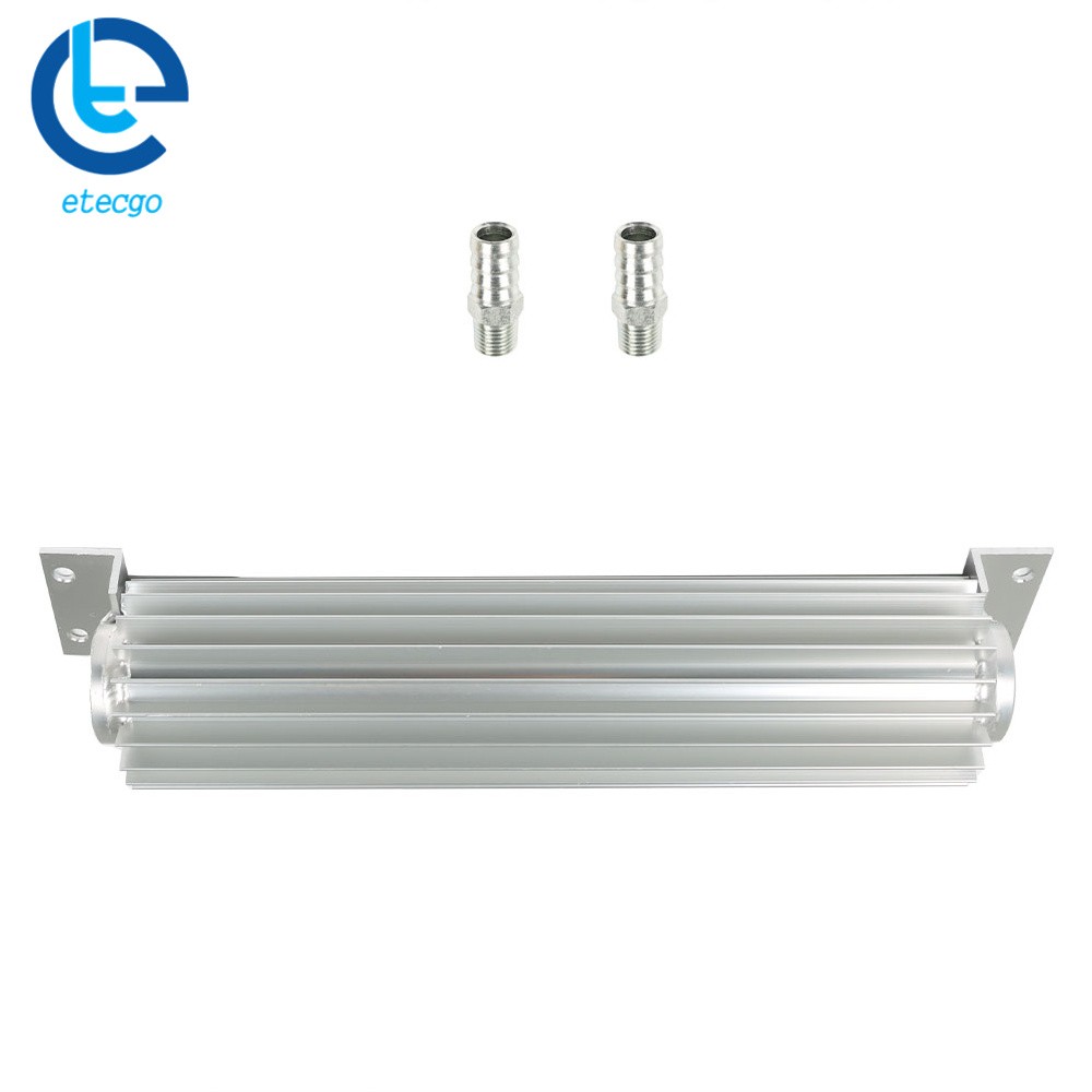 12″ Dual Pass Transmission Oil Cooler Aluminum Finned Universal 1 Year