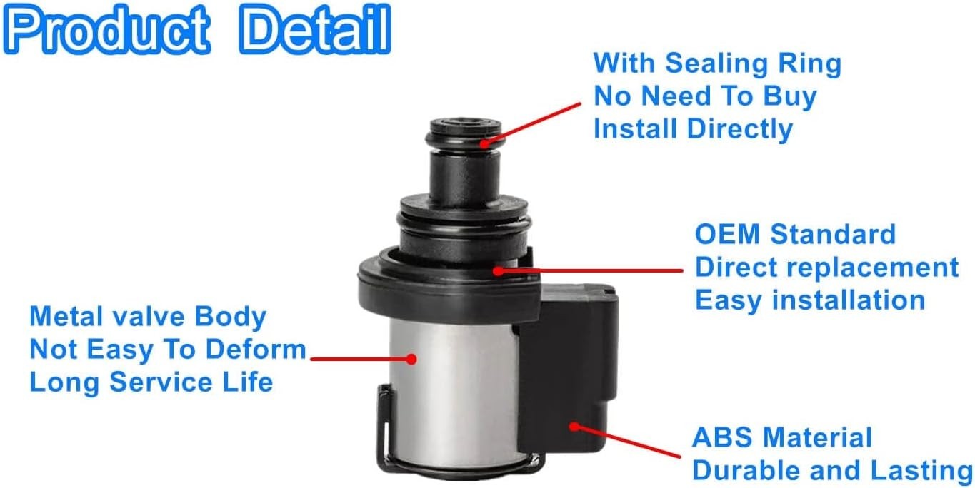 Lock-up Solenoid Torque Converter 3.2-3.7 ohm, Fit For Subaru Lineartronic CV…
