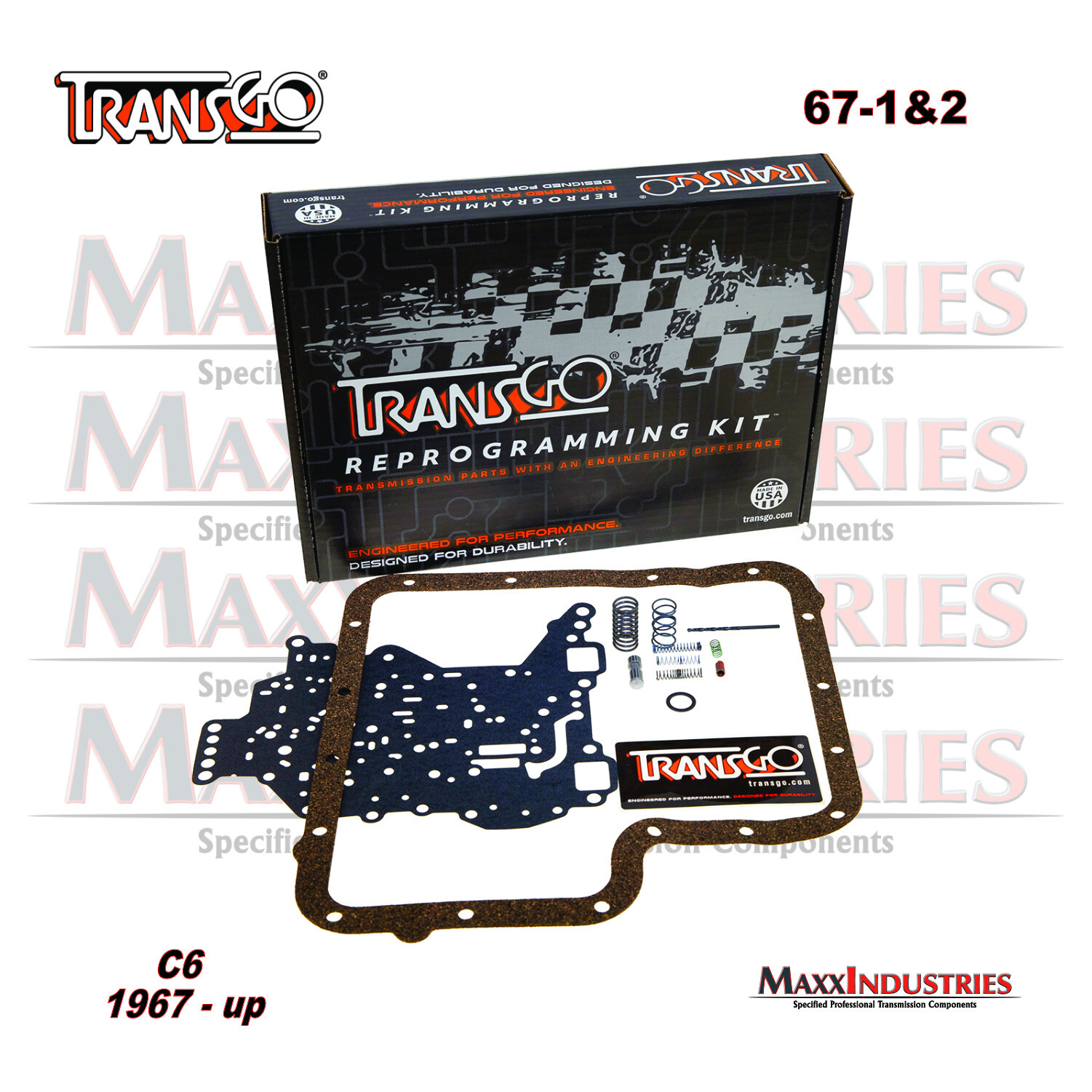 Transgo C6 Shift Kit 67-1&2 Ford C-6 Transmission Stage 1 & 2 High Performance