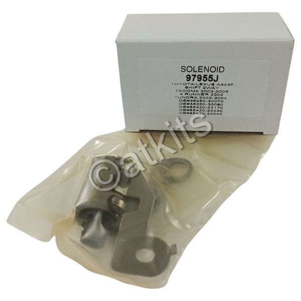 SOLENOID FOR TOYOTA A343F, SHIFT 2WAY. OEM# 35250-30070, 35250-30060. IND:97955J