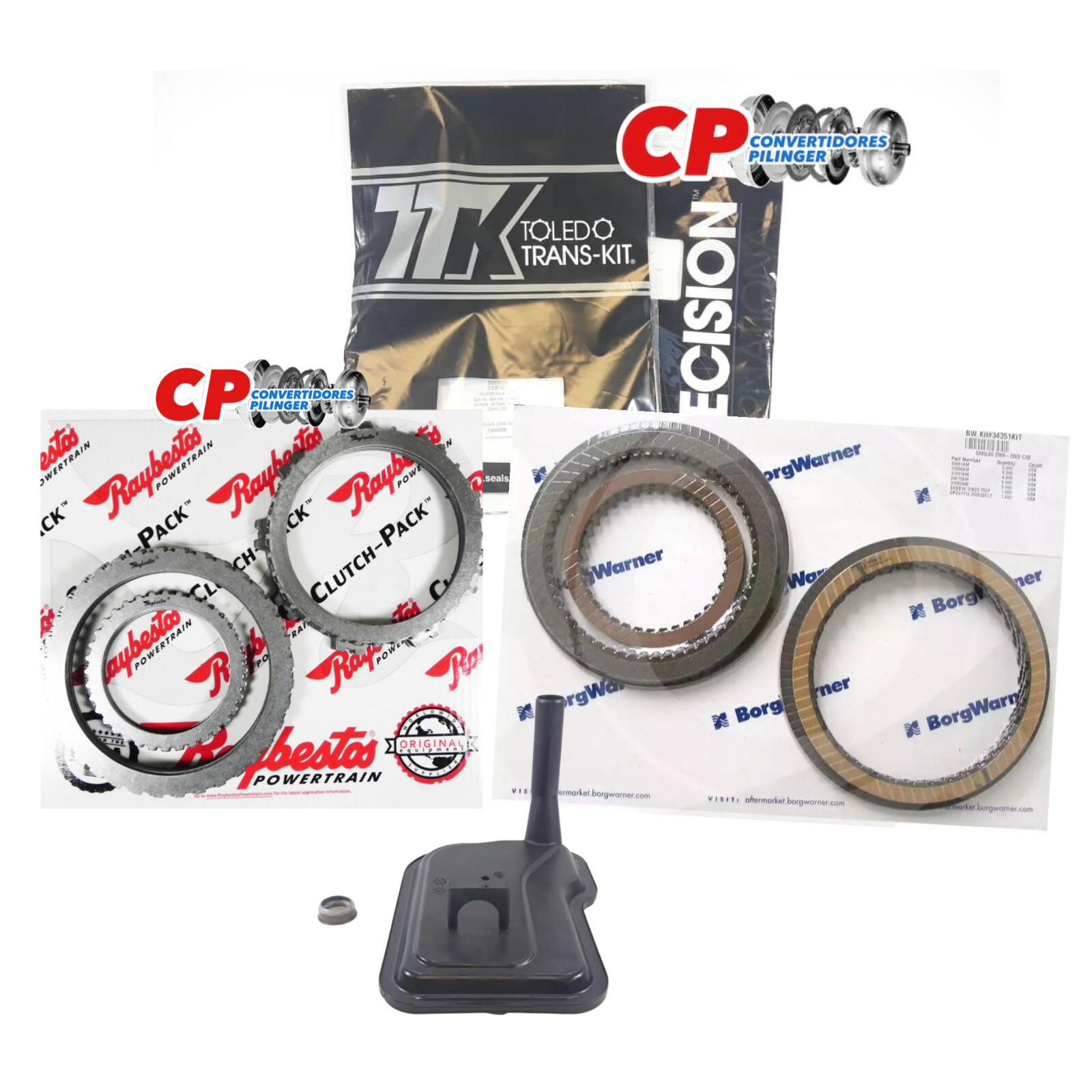 For GM 6l90 6l90E Transmission Master Rebuild Kit With Filter 2007-Up.