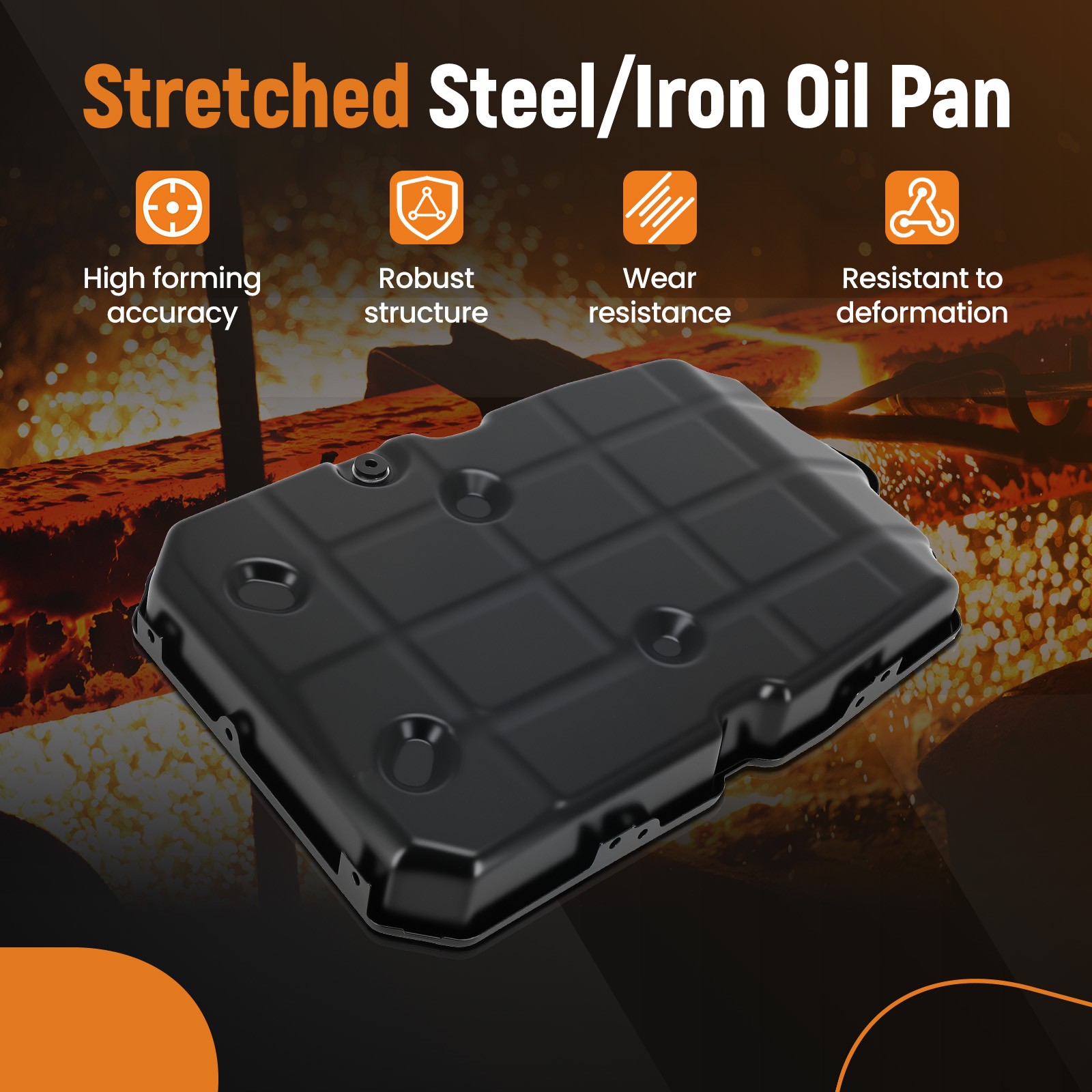 Transmission Oil Pan for Mercedes GLE-Class 2016-2017 A2222700512
