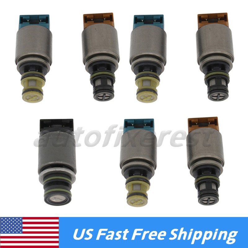 7 PCS Solenoid KIT 6HP19 6HP26 Transmission Solenoid Valves 1068298044 For BMW