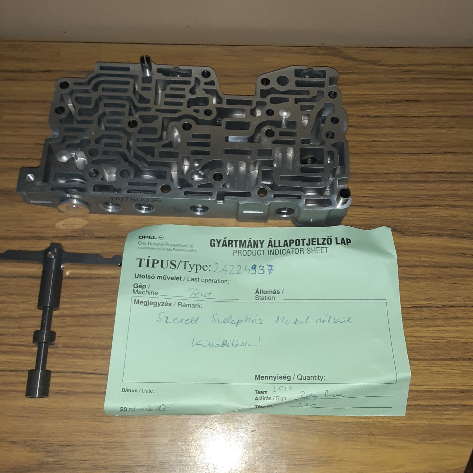 Saturn Ion Vue OEM Auto Transmission Main Valve Control Body OEM 24224937 A5