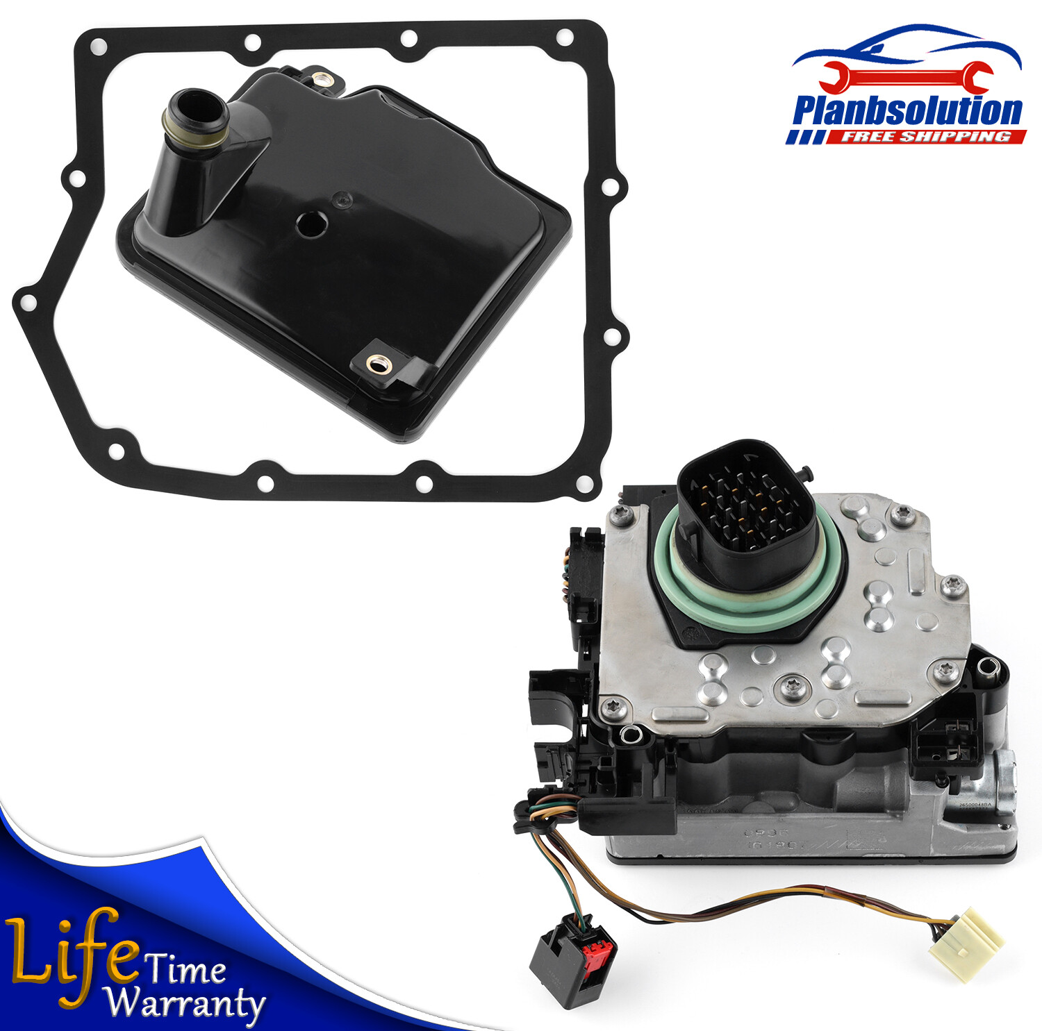 62TE 6-Speed Transmission Valve Body Complete + Solenoid Pack For Dodge Chrysler