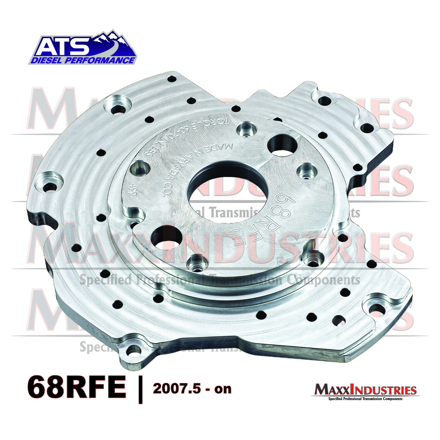 68RFE Transmission Pump Cover Billet ATS fits RAM 6.7L Cummins Diesel