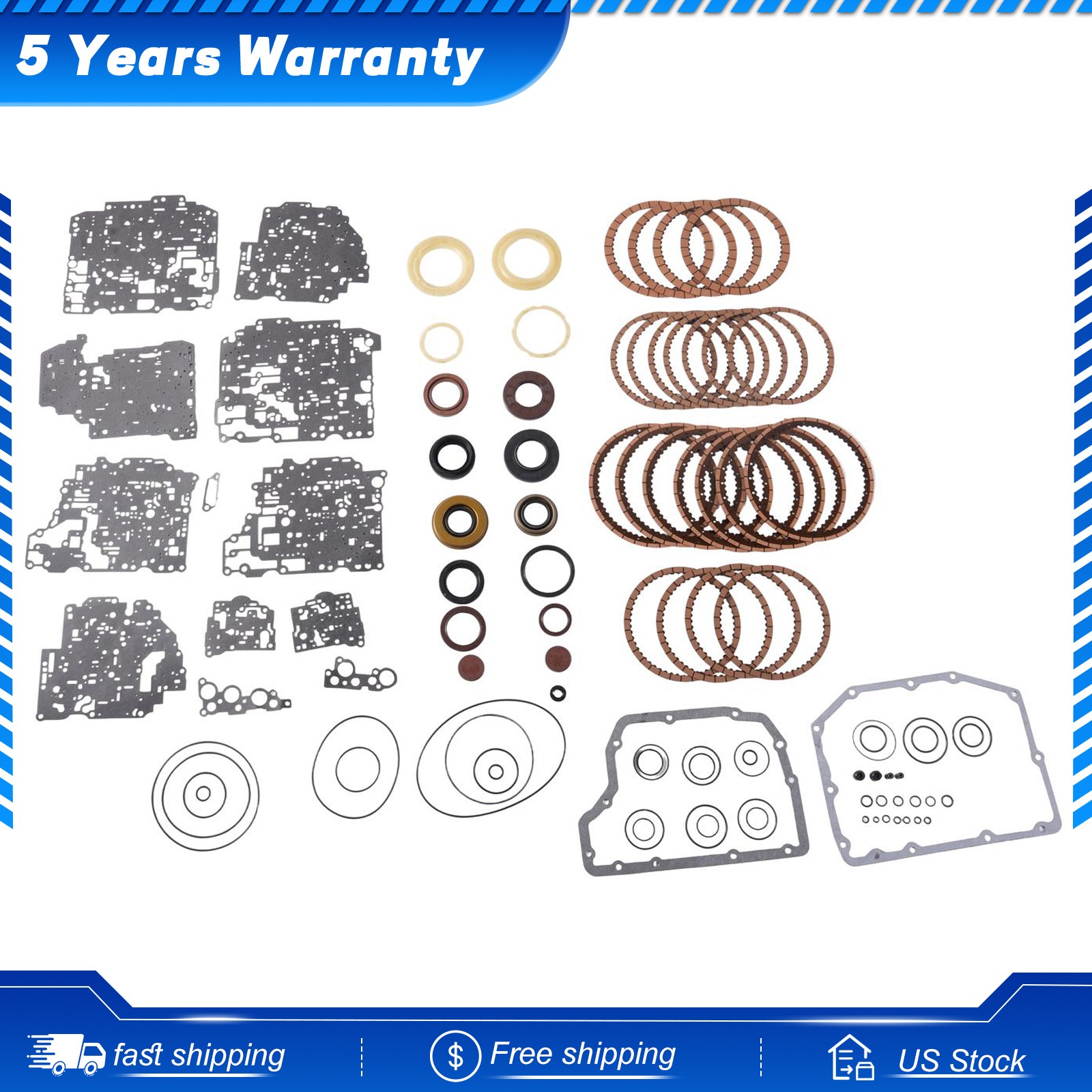 TF80-SC TF81-SC AF21 Transmission Master Rebuild Frictions Overhaul Kit For FORD