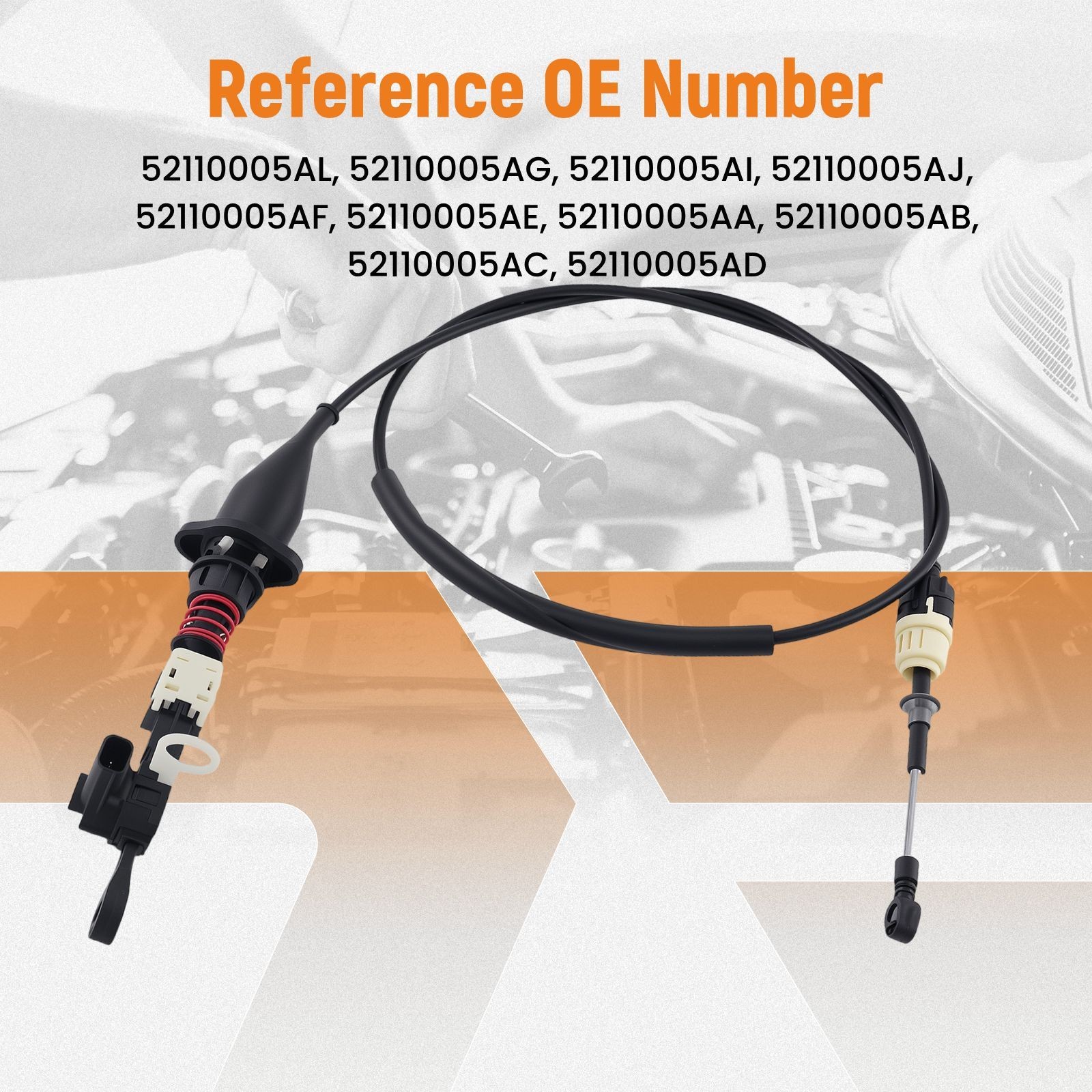 Automatic Trans Shift Cable for Dodge Dakota/Durango 2001-2010 52110005AB