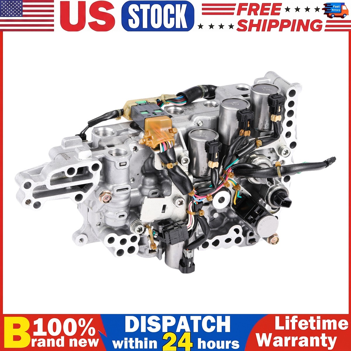 CVT Transmission Valve Body W/ Solenoids For 13-19 Nissan Pathfinder Murano 3.5L