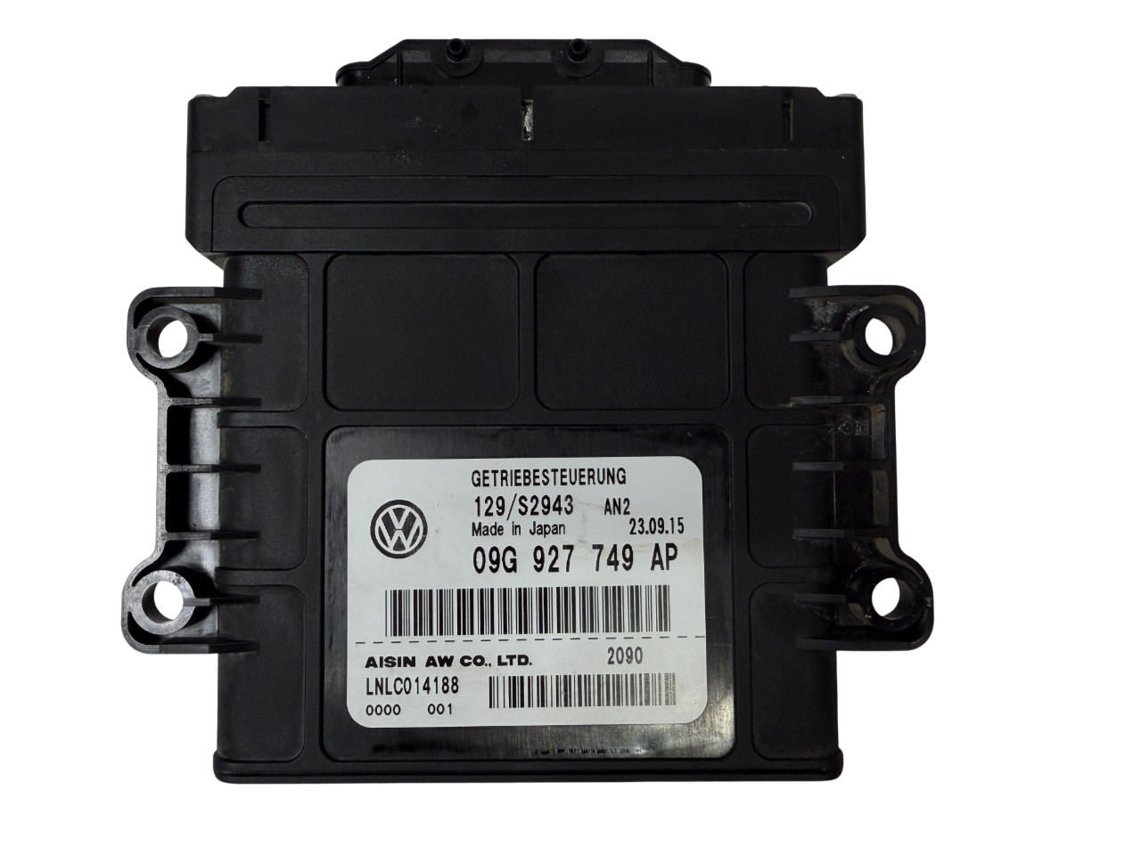 VW Golf MK7 2015-2017 Automatic Transmission Control Module TCM OEM 09G927749AP