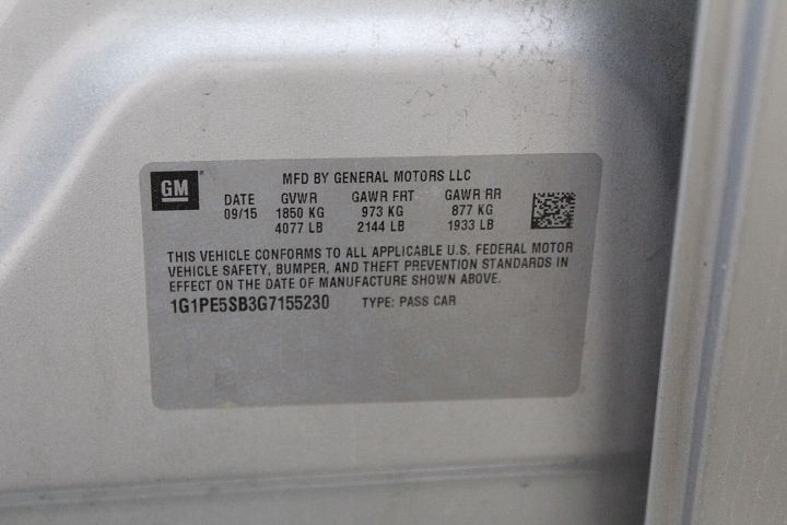 Automatic Transmission VIN P 4th Digit Limited 1.4L Fits 15-16 CRUZE 2290102