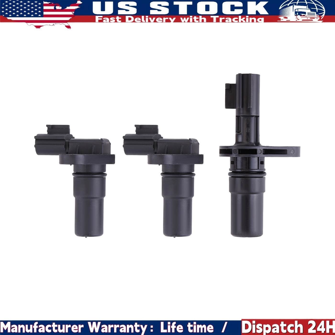 3Pcs Transmission Speed Sensor Replacement For Nissan Quest 2011 2012-2016 3.5L✅