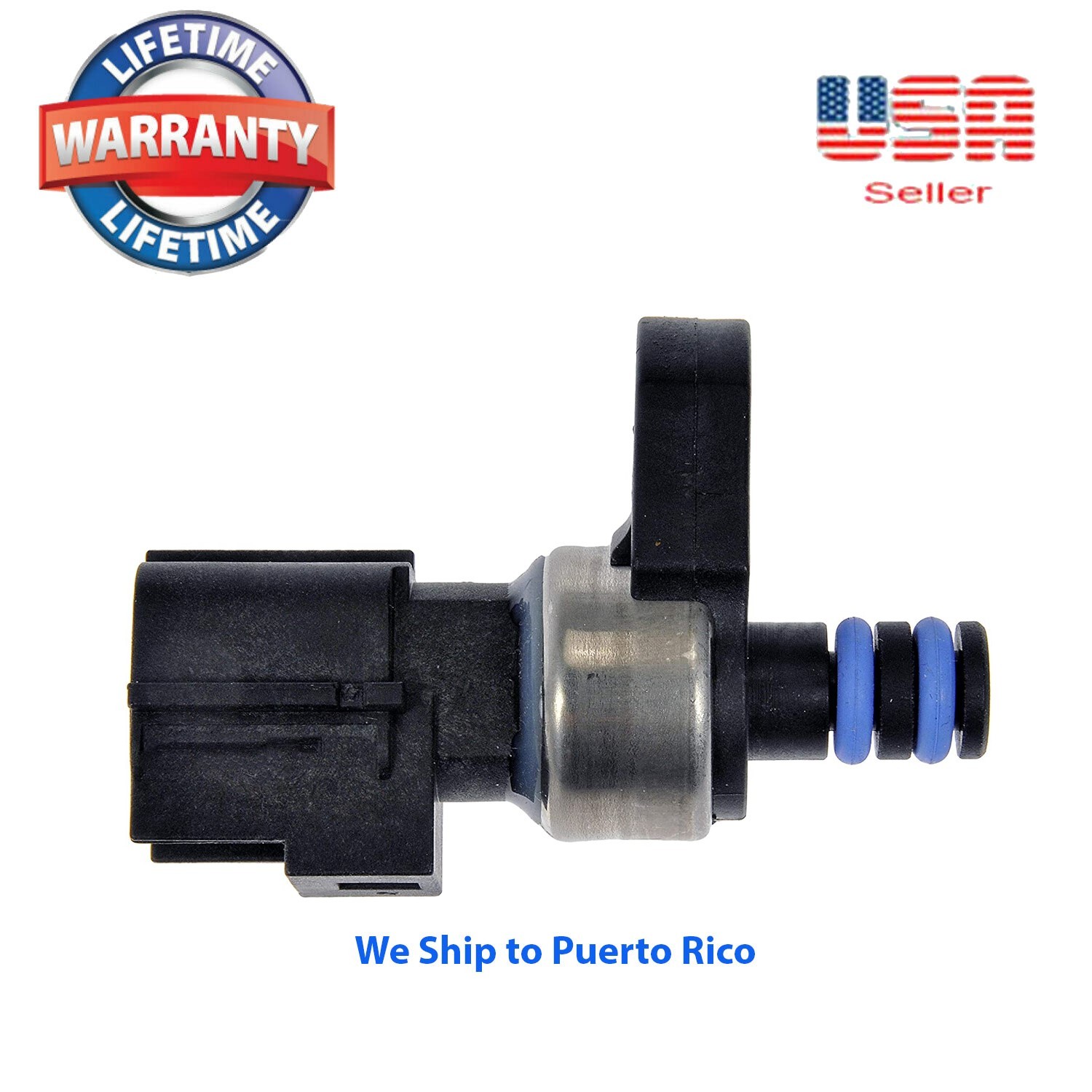 Transmission Line Pressure Sensor Transducer + CONNECTOR Fit: Jeep 545RFE 68RFE