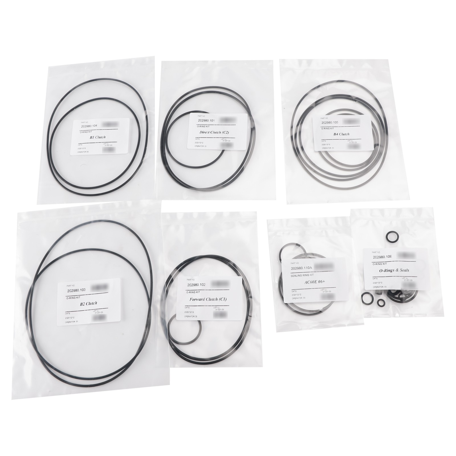 AC60F AC60E Auto Transmission Master Rebuild Kit Seal For Toyota Prado 2.7L