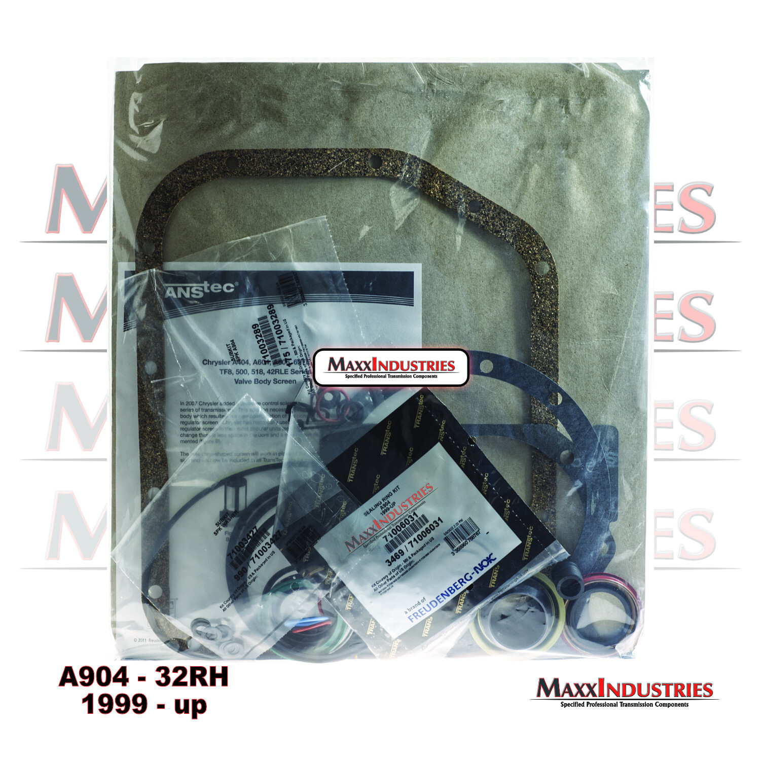 A904 TF6 32RH Transmission Rebuilt Kit Transtec Master Kit with Steels 1999-up