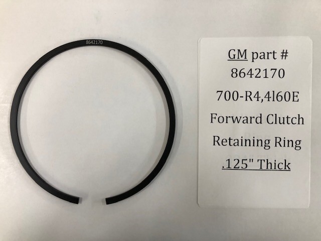 700R4/4L60E Forward Clutch Housing Retaining Ring Reconditioned GM # 8642170