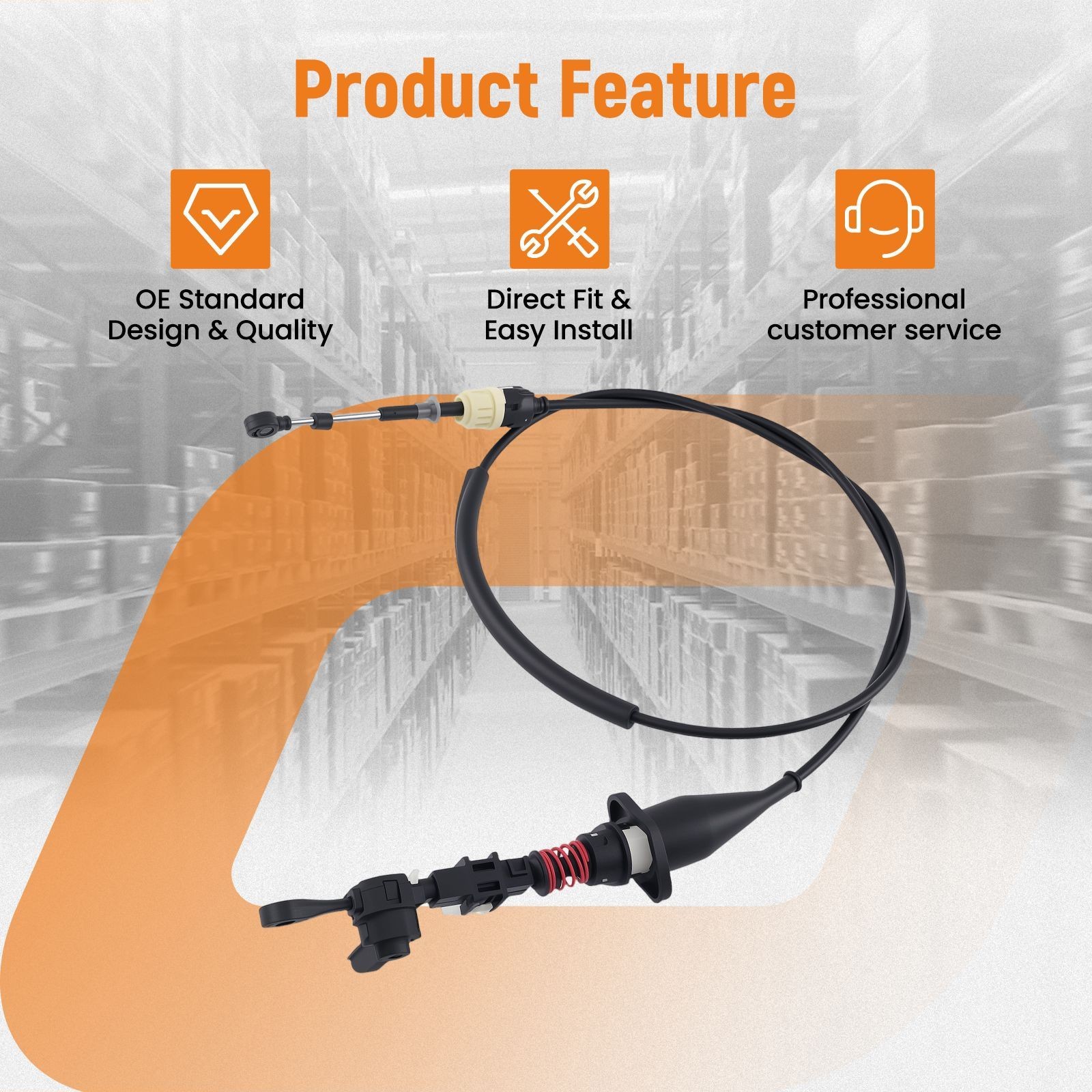 Automatic Trans Shift Cable for Dodge Dakota/Durango 2001-2010 52110005AB