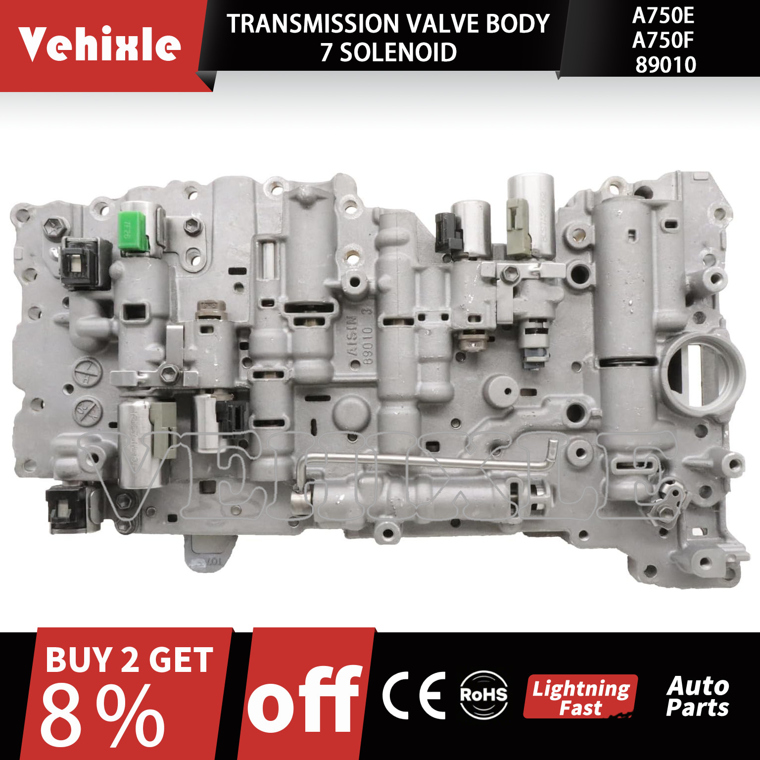 A750E A750F Transmission Valve Body w/ Solenoid 89010 For Toyota Lexus