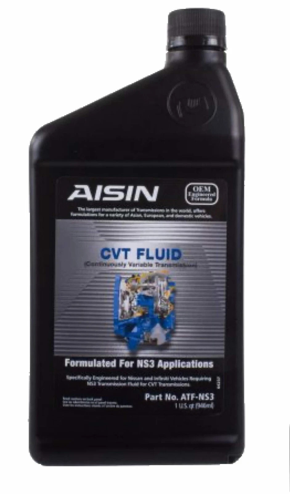 5 Quarts Automatic Transmission Fluid ATF for Nissan/Infiniti CVT ATF-NS3