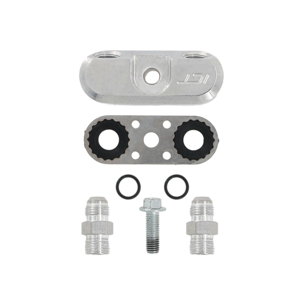 8L90E 10L90E Transmission Oil Cooler 6AN Fitting Adapter – 70 Degree Angle -6