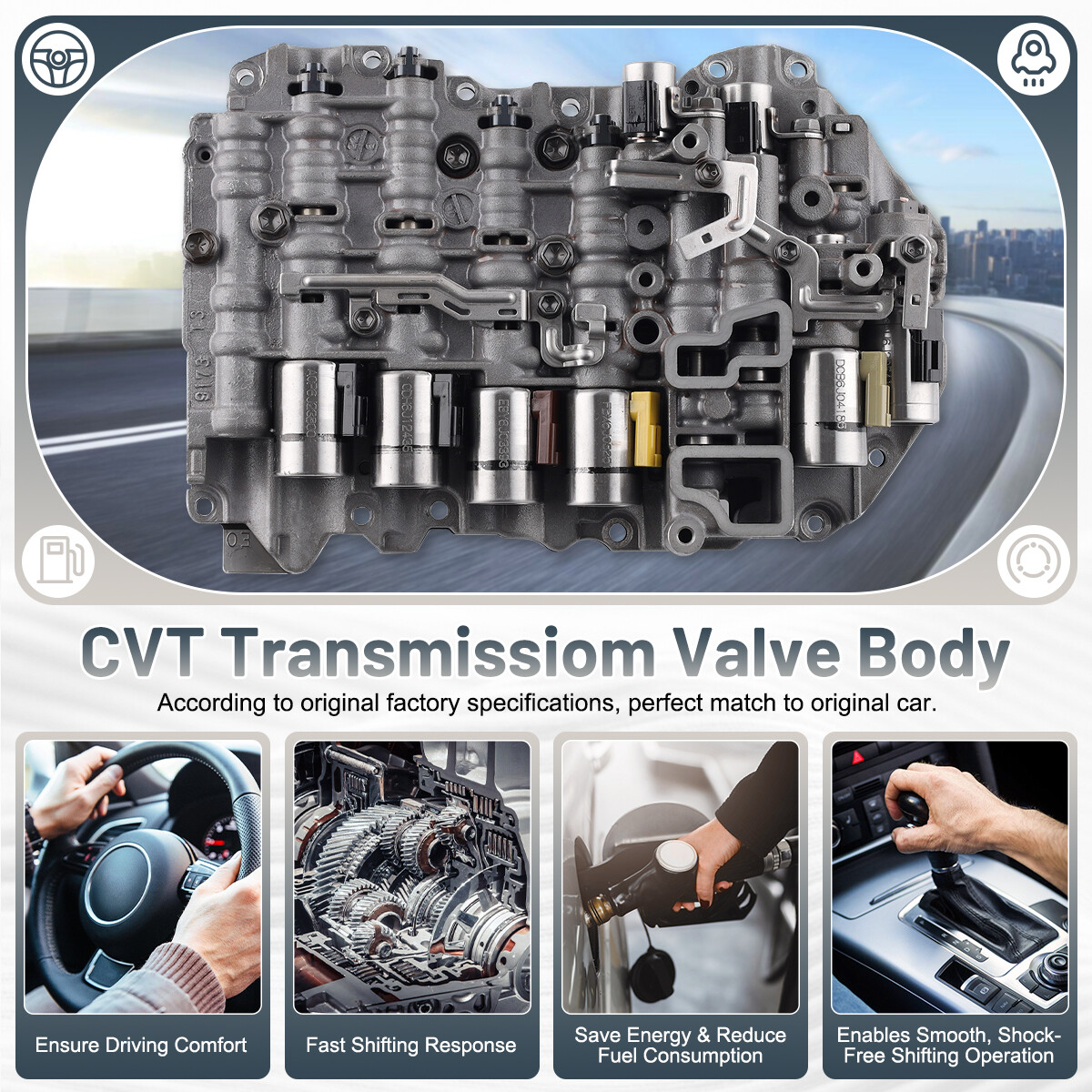 6 Speed Transmission Valve Body For VW Jetta Beetle Golf Mini Cooper 09G325039A