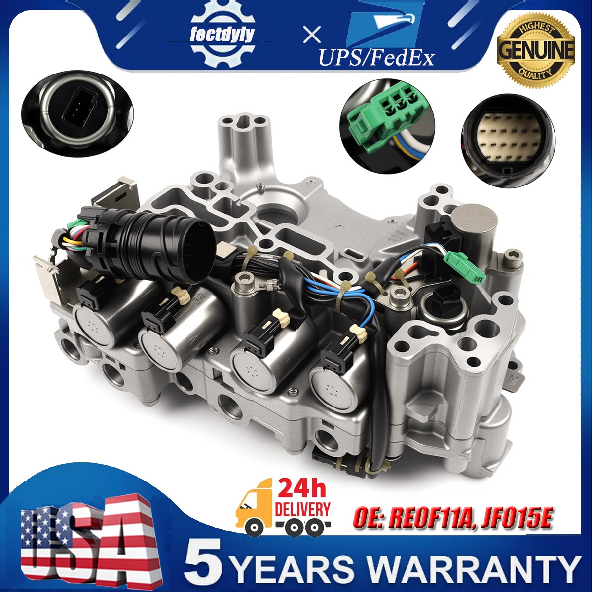 CVT Transmission Valve Body JF015E For 2013 2014-2016 Nissan Sentra 1.8L RE0F11A