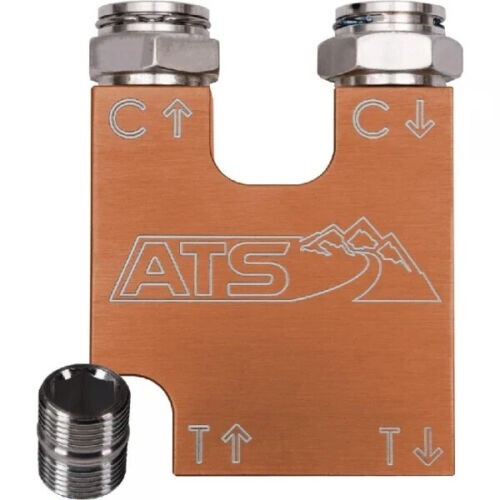 ATS Transmission Cooler Bypass Block For 2013-2018 6.7L Cummins 68RFE AS69RC