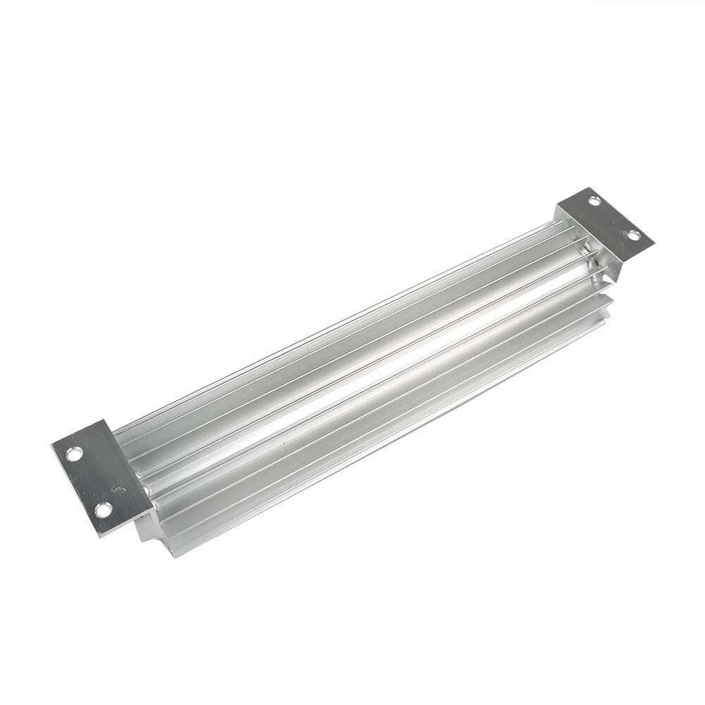 Dual Pass Aluminum Finned Transmission Oil Cooler 12″ For Hot Rod Cars Universal