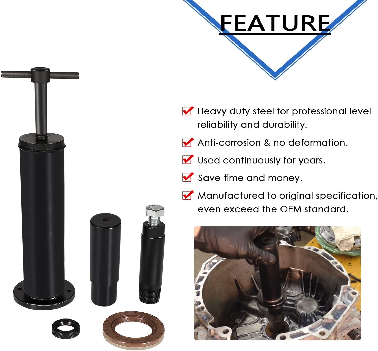 Dual Clutch Transmission Seal Installer Tool Kit for Ford Focus Festiva DCT DPS6
