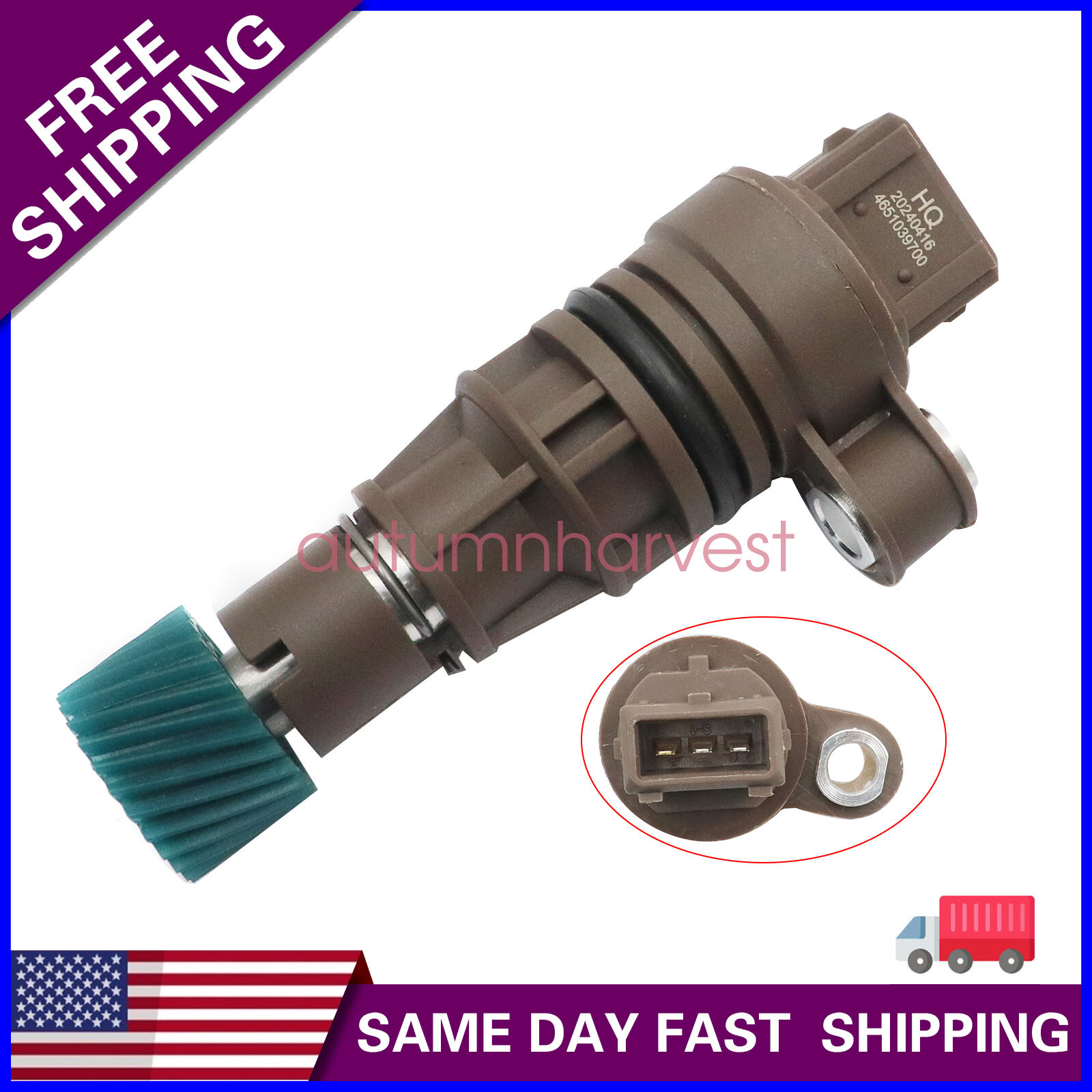 46510-39700 Vehicle Speed Sensor w/Gear For 2001-2012 Hyundai Kia 3.3L 3.5L 3.8L