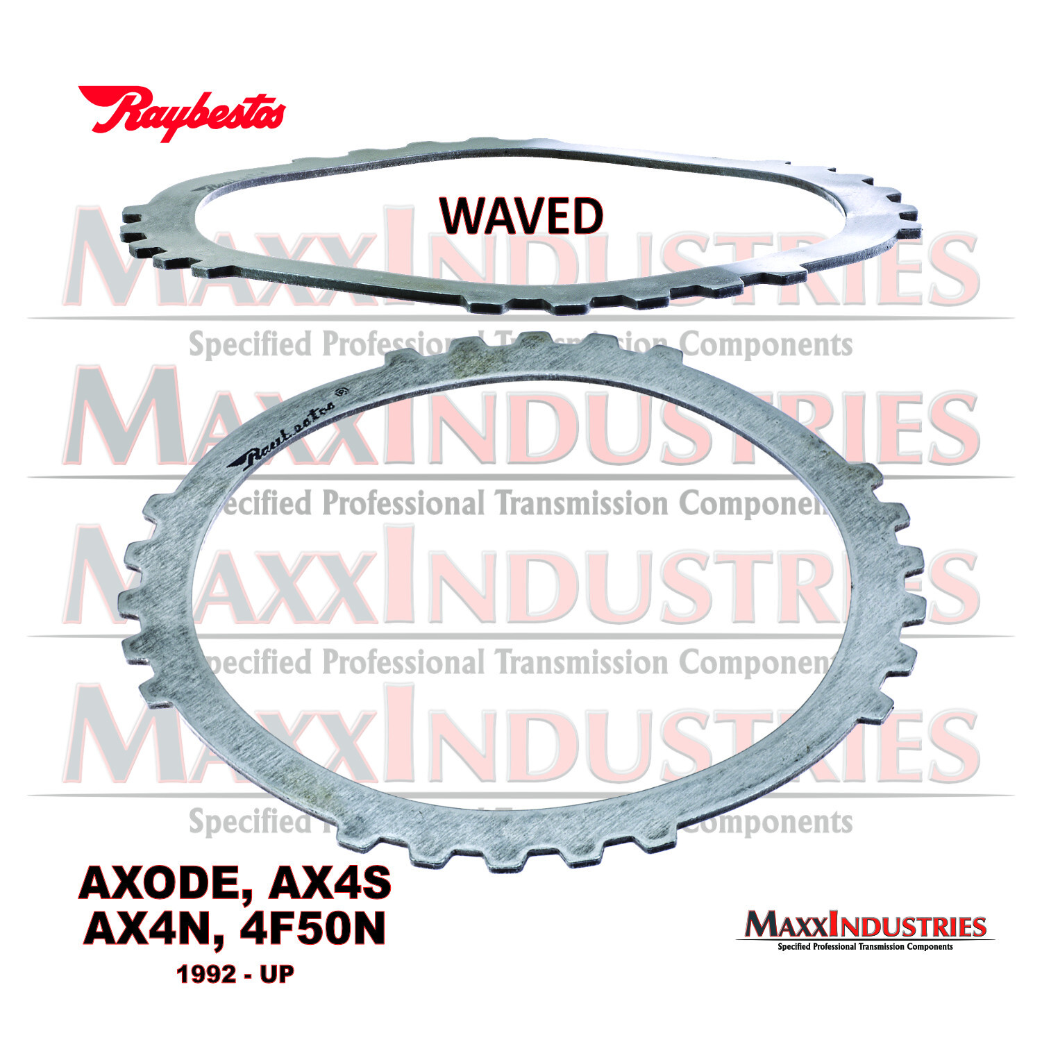Raybestos 511141 FORD Intermediate(Waved) Steel Clutch Plate 1992Up F2DZ-7E085-A