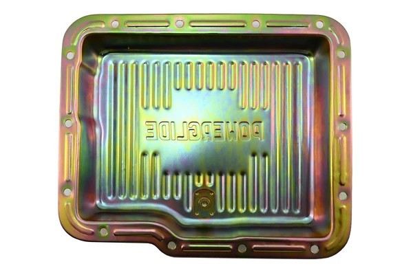Chevy GM Powerglide Transmission Pan Zinc Plated 2″ Deep Stock Capacity
