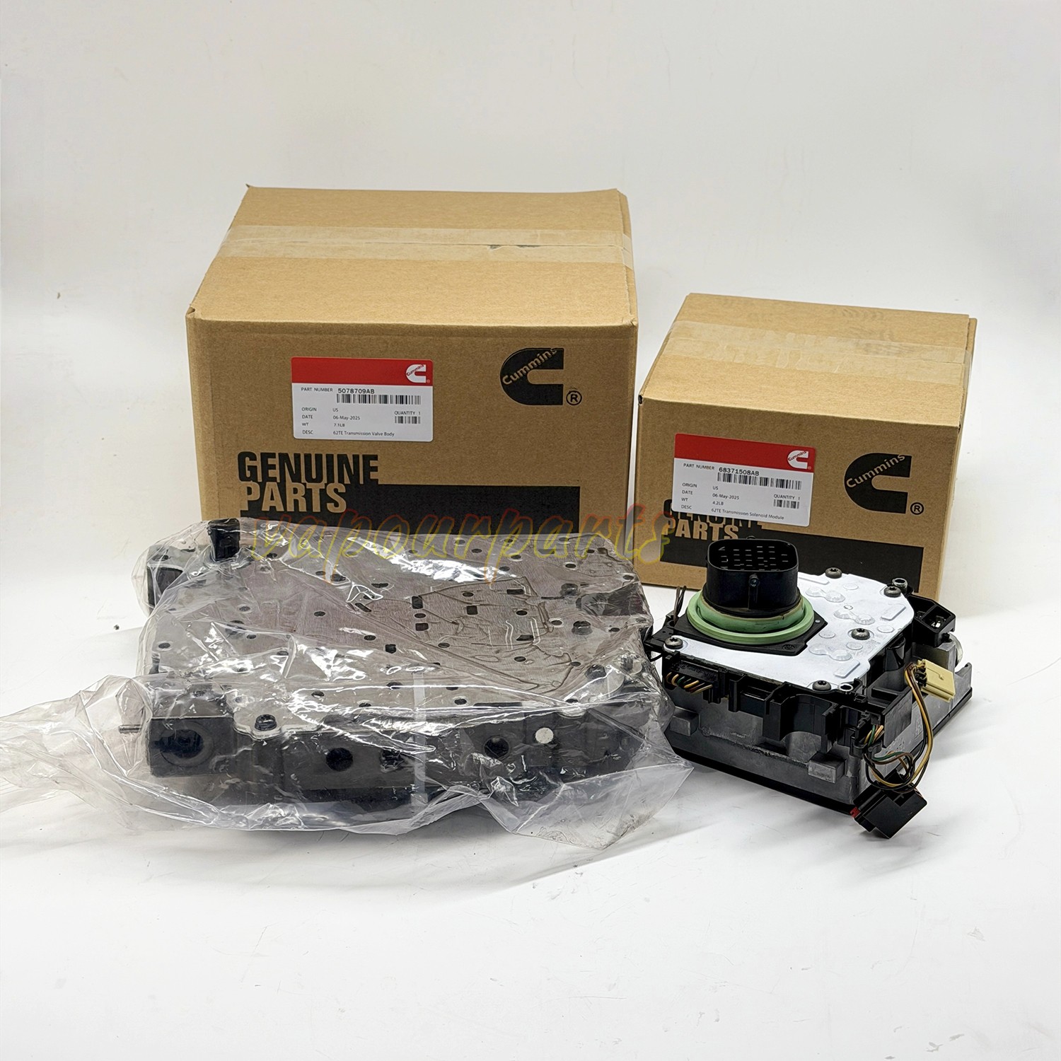 Rebuilt 62TE 6 Speed Transmission Valve Body And Solenoid Pack Dodge Chrysler