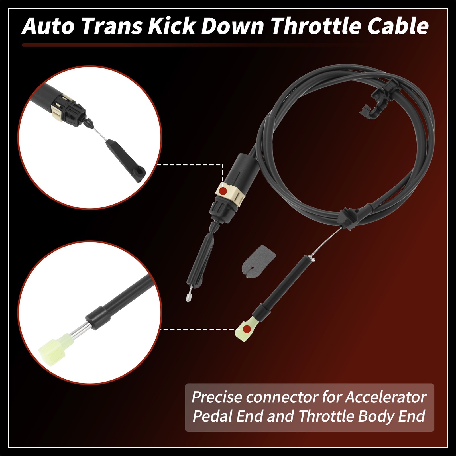 52104352AA Throttle Valve Accelerator Cable for Jeep Wrangler TJ/Grand Cherokee