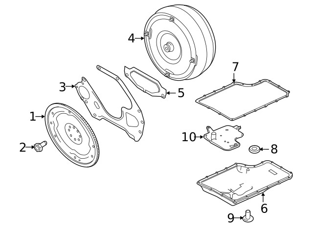 Genuine Ford Automatic Transmission Flex-Plate LC2Z6375A