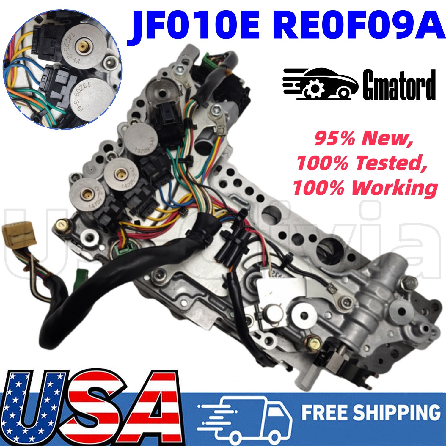 CVT Transmission Valve Body Fast RE0F09A/B JF010E For Nissan Murano Maxima Quest