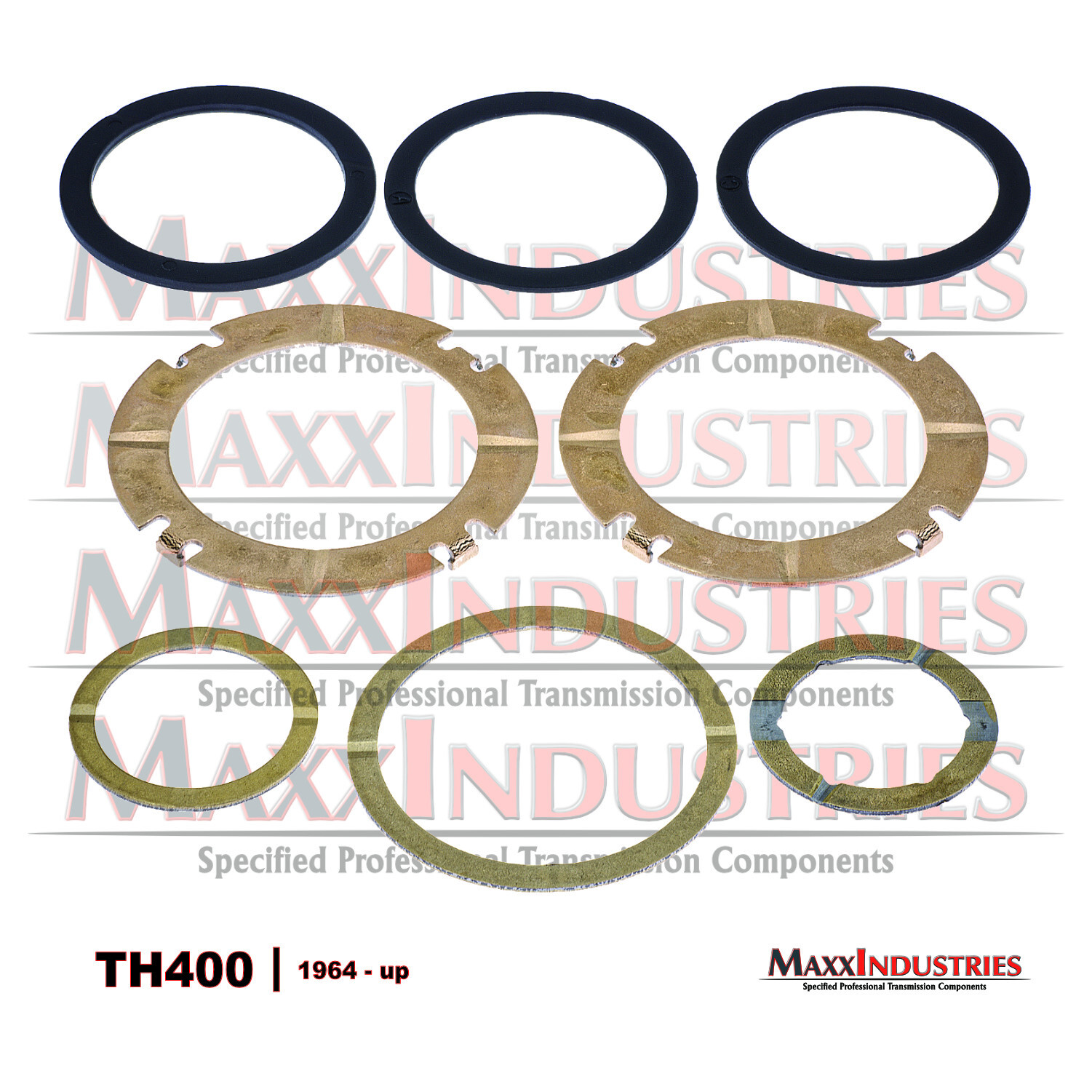 TH400 Turbo Performance Alto Red Kolene Master Rebuild Kit w/Band Bushings Mod